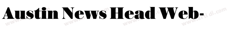 Austin News Head Web字体转换 Austin News Head Web字体转换
